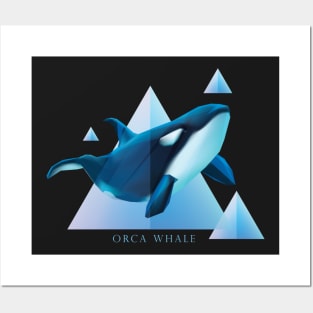 Orca Whale - Beautifully Styled Oceanic Mammal Posters and Art